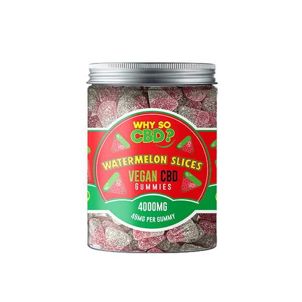 Why So CBD? 4000mg CBD Large Vegan Gummies - 11 Flavours - Natural Euphoria