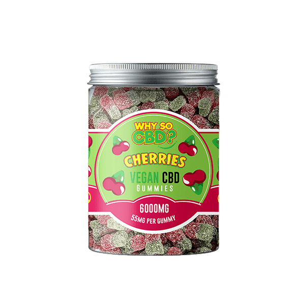 Why So CBD? 6000mg CBD Large Vegan Gummies - 11 Flavours - Natural Euphoria