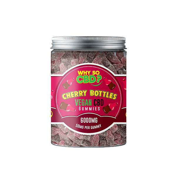 Why So CBD? 6000mg CBD Large Vegan Gummies - 11 Flavours - Natural Euphoria