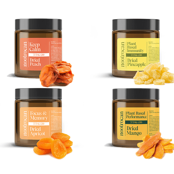 Nootrocan 375mg Full Spectrum CBD Nootropic Dried Fruits - 150g - Natural Euphoria