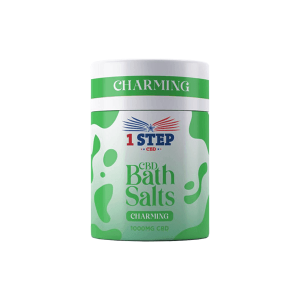 1 Step CBD 1000mg CBD Bath Salts - 500g (BUY 1 GET 1 FREE) - Natural Euphoria
