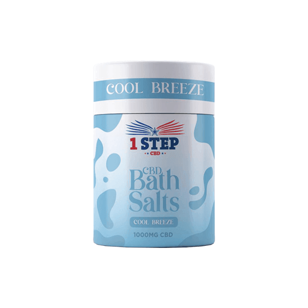 1 Step CBD 1000mg CBD Bath Salts - 500g (BUY 1 GET 1 FREE) - Natural Euphoria