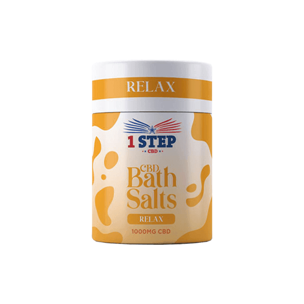 1 Step CBD 1000mg CBD Bath Salts - 500g (BUY 1 GET 1 FREE) - Natural Euphoria