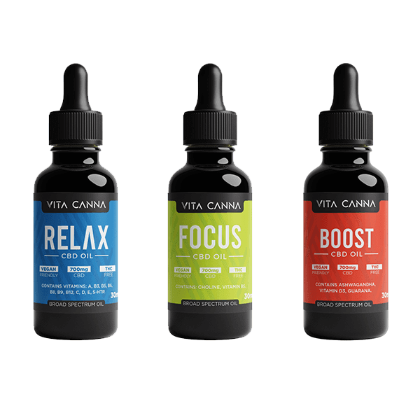 Vita Canna 700mg Broad Spectrum CBD C8 MCT Oil - 30ml - Natural Euphoria
