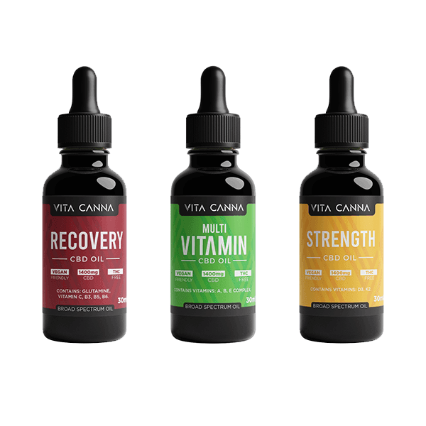 Vita Canna 1400mg Broad Spectrum CBD C8 MCT Oil - 30ml - Natural Euphoria