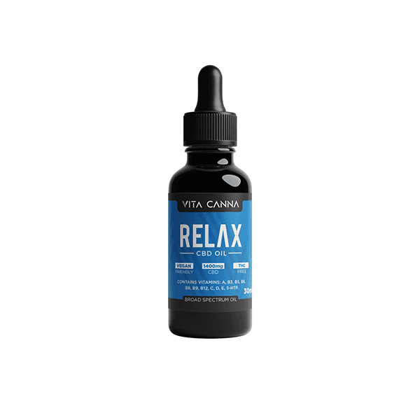 Vita Canna 1400mg Broad Spectrum CBD C8 MCT Oil - 30ml - Natural Euphoria