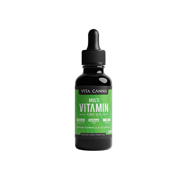 Vita Canna 1400mg Broad Spectrum CBD C8 MCT Oil - 30ml - Natural Euphoria