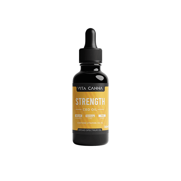 Vita Canna 1400mg Broad Spectrum CBD C8 MCT Oil - 30ml - Natural Euphoria