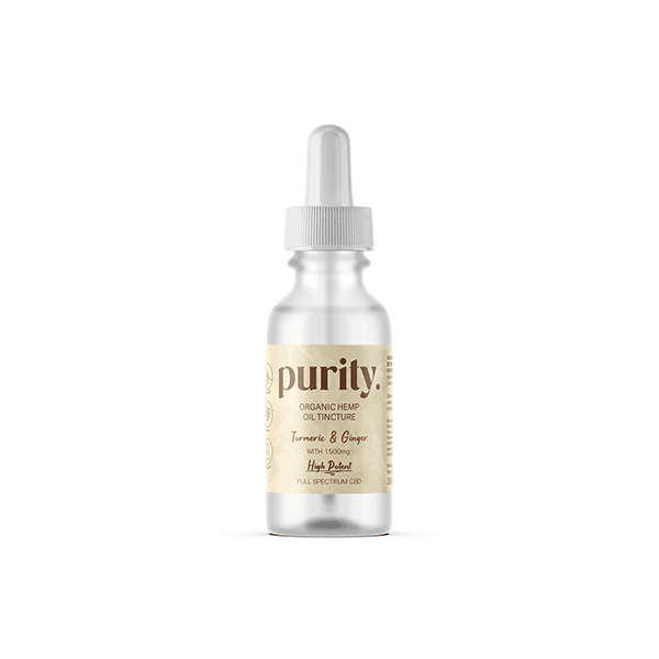 Purity 1500mg Full-Spectrum High Potency CBD Hemp Oil 30ml - Natural Euphoria