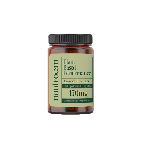 Nootrocan 450mg Full Spectrum CBD Nootropic Capsules - 30 Caps - Natural Euphoria