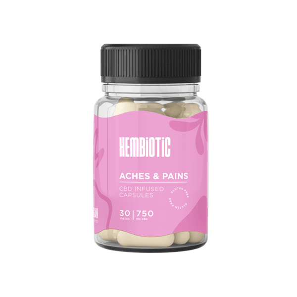 Hembiotic 5000mg Bulk CBD Capsules - 200 Caps - Natural Euphoria