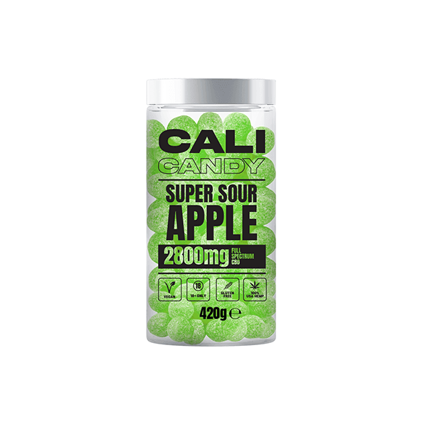 CALI CANDY MAX 2800mg Full Spectrum CBD Vegan Sweets - 10 Flavours - Natural Euphoria