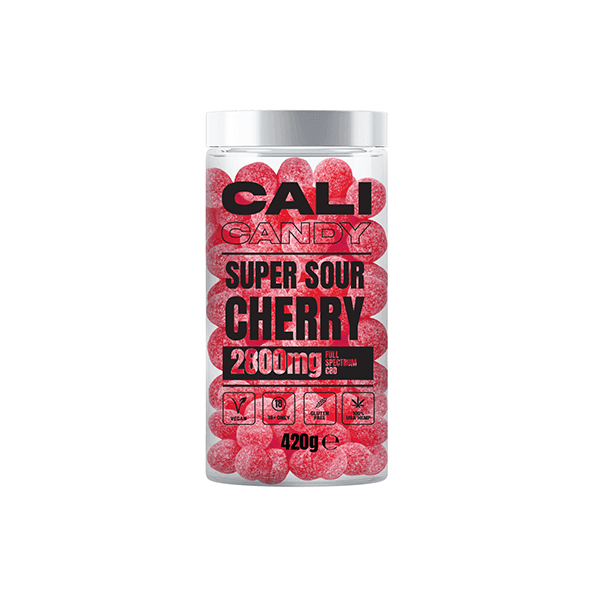 CALI CANDY MAX 2800mg Full Spectrum CBD Vegan Sweets - 10 Flavours - Natural Euphoria