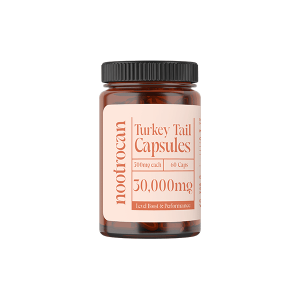 Nootrocan 30000mg Nootropic Vegan Mushroom Capsules - 60 Caps - Natural Euphoria
