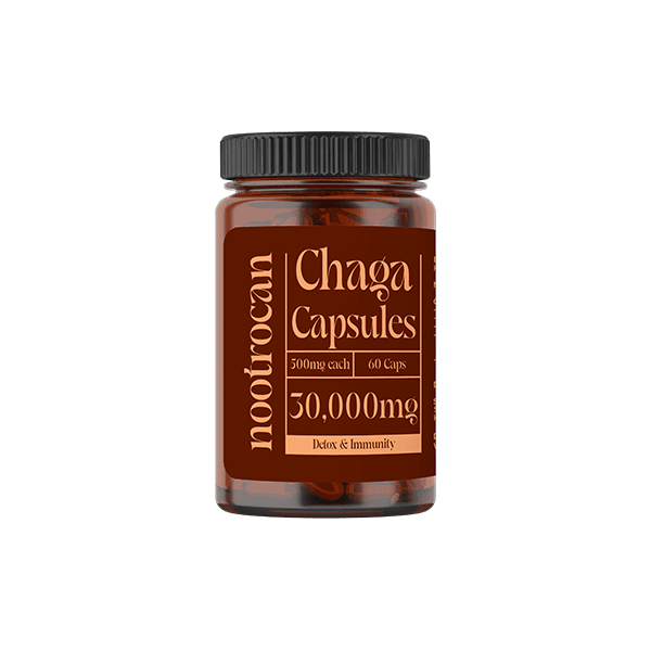 Nootrocan 30000mg Nootropic Vegan Mushroom Capsules - 60 Caps - Natural Euphoria