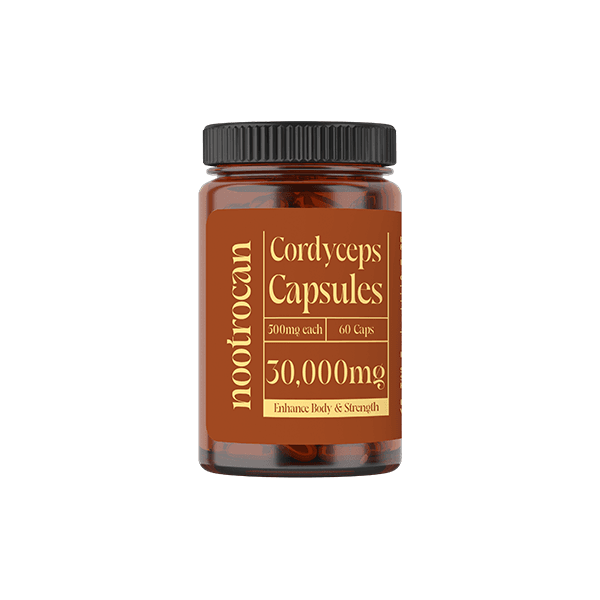 Nootrocan 30000mg Nootropic Vegan Mushroom Capsules - 60 Caps - Natural Euphoria