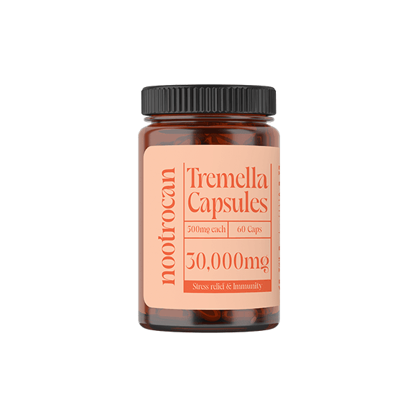 Nootrocan 30000mg Nootropic Vegan Mushroom Capsules - 60 Caps - Natural Euphoria