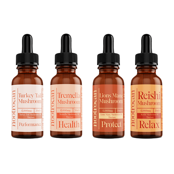Nootrocan 15000mg Nootropic 50% Mushroom Tincture - 30ml - Natural Euphoria