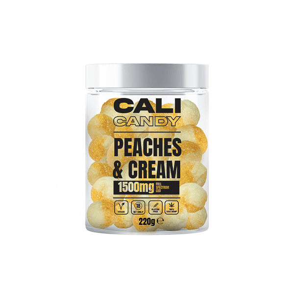 CALI CANDY MAX 1500mg Full Spectrum CBD Vegan Sweets - 10 Flavours - Natural Euphoria