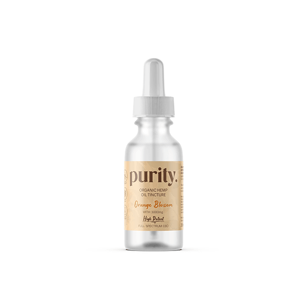 Purity 3000mg Full-Spectrum High Potency CBD Hemp Oil 30ml - Natural Euphoria