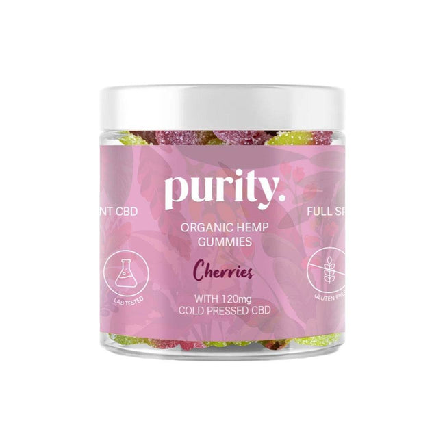 Purity 120mg Full-Spectrum CBD Vegan Gummies 150g - Natural Euphoria