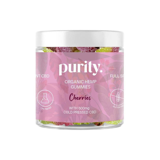 Purity 600mg Full-Spectrum CBD Vegan Gummies 150g - Natural Euphoria