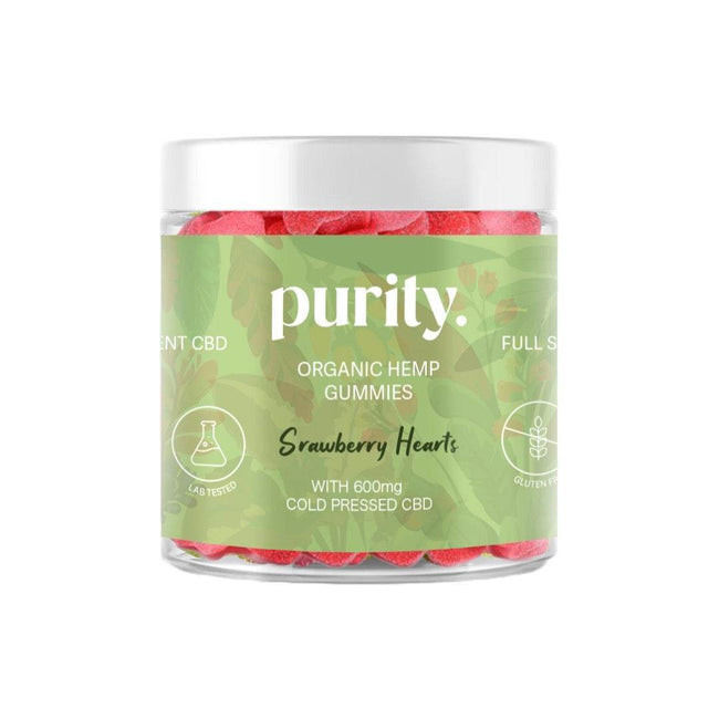 Purity 600mg Full-Spectrum CBD Vegan Gummies 150g - Natural Euphoria