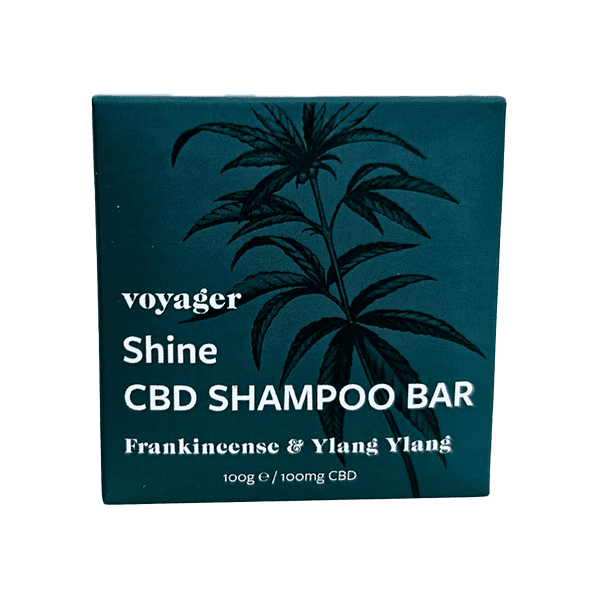 Voyager 100mg CBD Shine Shampoo Bar - 100g - Natural Euphoria