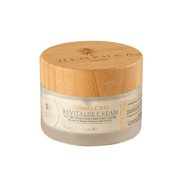 Hempura 250mg CBD Revitalising Cream With Terpenes - 50ml - Natural Euphoria
