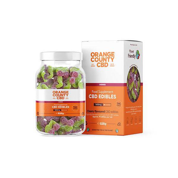 Orange County CBD 1600mg Gummies - Large Pack - Natural Euphoria