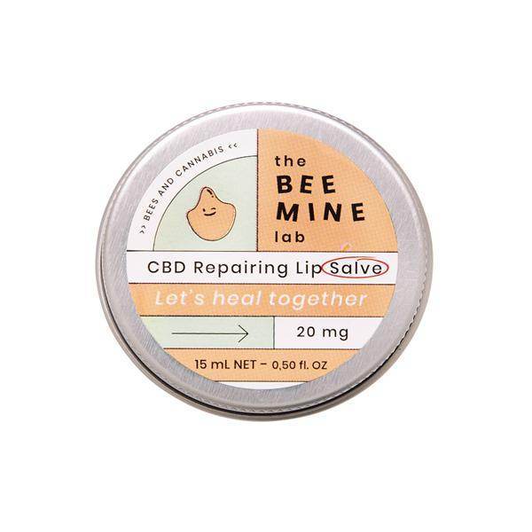 The Beemine Lab 20mg CBD Lip Balm 15ml - Natural Euphoria