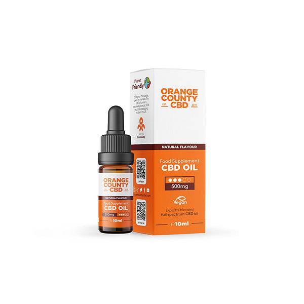 Orange County CBD 500mg Full Spectrum CBD Oil - 10ml - Natural Euphoria