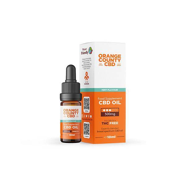 Orange County CBD 500mg Broad Spectrum CBD Oil - 10ml - Natural Euphoria