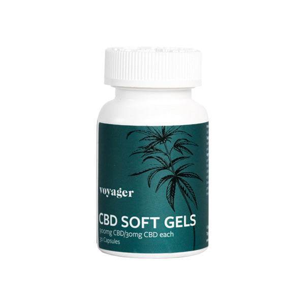 Voyager 900mg CBD Soft Gels - 30 Caps - Natural Euphoria