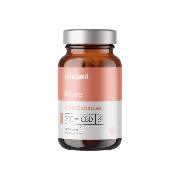 Elixinol 300mg CBD Allure Capsules - 30 Caps - Natural Euphoria