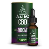 Aztec CBD Full Spectrum Hemp Oil 4000mg CBD 10ml - Natural Euphoria