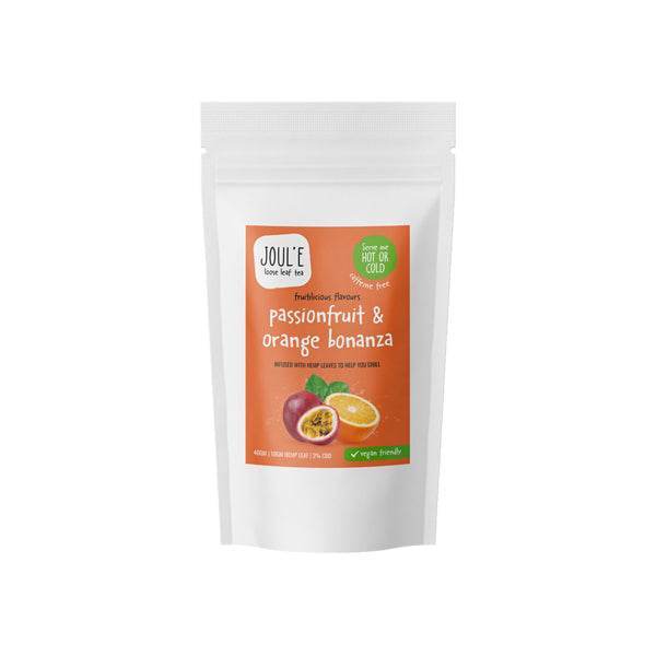 Joul'e 2% CBD Passionfruit & Orange Bonanza Tea Fruit & Hemp Leaf Drink - 40g - Natural Euphoria