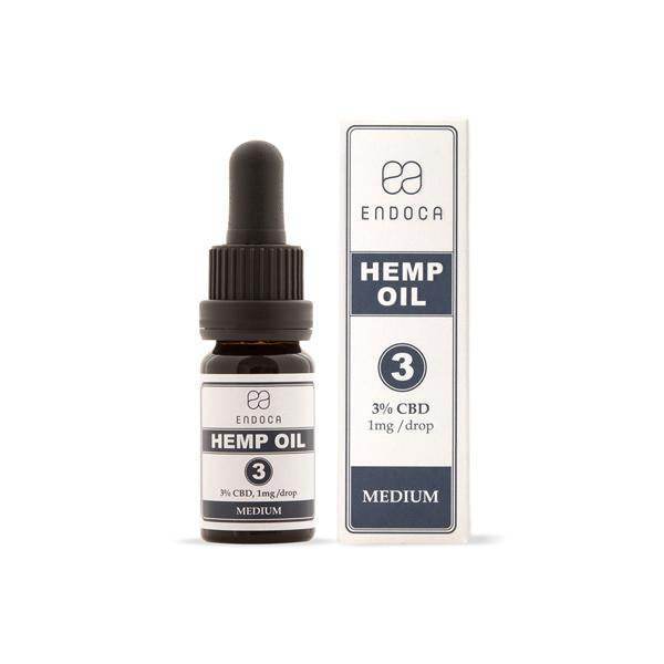 Endoca 300mg CBD Hemp Oil Drops 10ml - Natural Euphoria