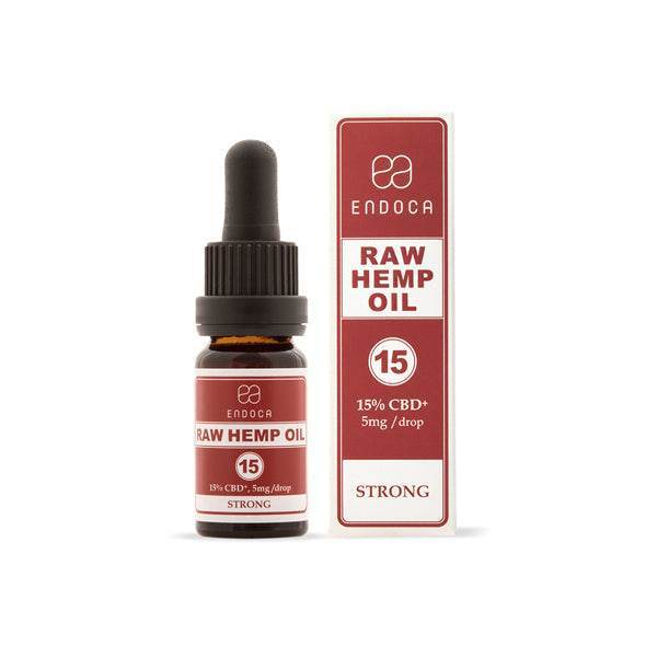 Endoca 1500mg CBD+CBDa RAW Hemp Oil Drops 10ml - Natural Euphoria
