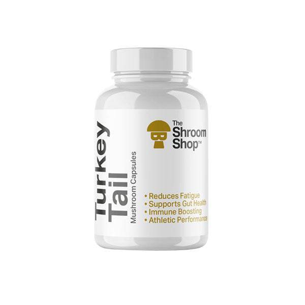 The Shroom Shop Turkey Tail Mushroom 45000mg Capsules - 90 Caps - Natural Euphoria