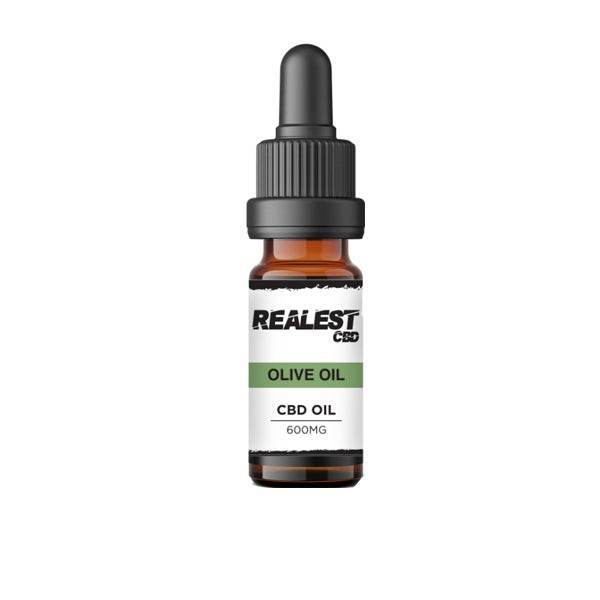 Realest CBD 600mg Broad Spectrum CBD 10ml Olive Oil (BUY 1 GET 1 FREE) - Natural Euphoria