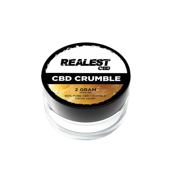 Realest CBD 2000mg 80% Broad Spectrum CBD Crumble (BUY 1 GET 1 FREE) - Natural Euphoria