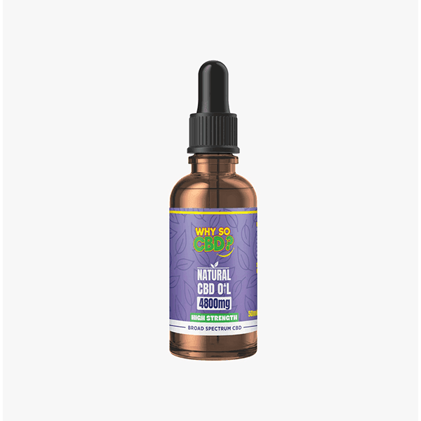 Why So CBD? 4800mg Broad-Spectrum CBD Natural Oil - 50ml - Natural Euphoria