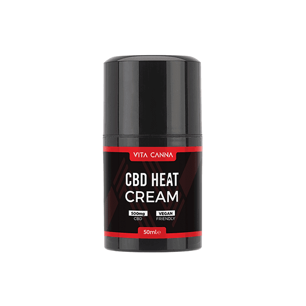 Vita Canna 500mg CBD Heating Cream 50ml - Natural Euphoria