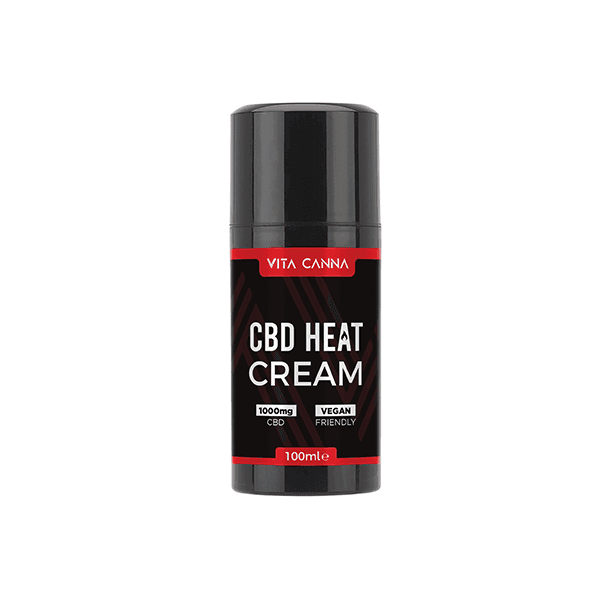 Vita Canna 1000mg CBD Heating Cream 100ml - Natural Euphoria
