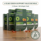EyeVitamins® by OPTASE® Vision Support 360 Softgels | 12-Month Supply | Lutein, Zeaxanthin & Astaxanthin