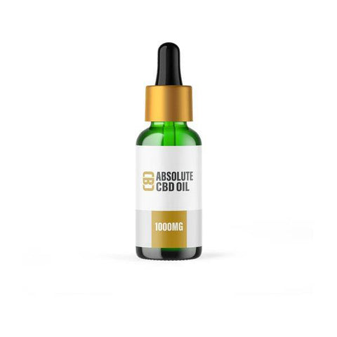 CBD Asylum 1000mg Absolute CBD Oil 20ml (BUY 1 GET 2 FREE) - Natural Euphoria