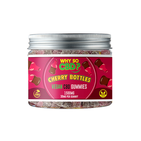 Why So CBD? 1500mg Broad Spectrum CBD Small Vegan Gummies - 11 Flavours