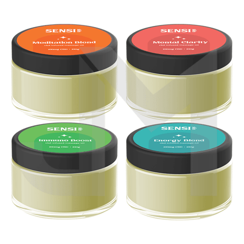 Sensi CBD 100mg CBD Massage Wax - 100g (BUY 1 GET 1 FREE) - Natural Euphoria