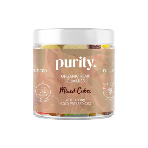Purity 120mg Full-Spectrum CBD Vegan Gummies 150g - Natural Euphoria